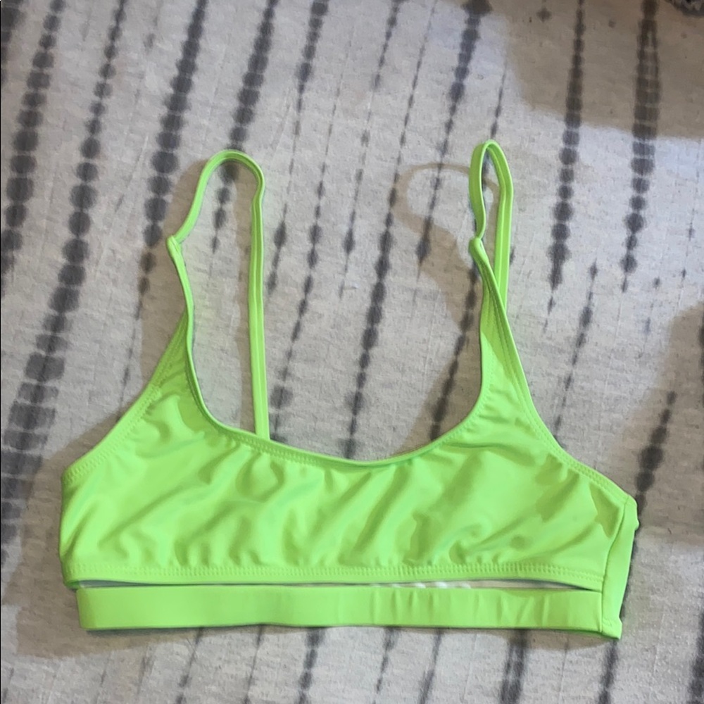 iHeartRaves Neon Green Crop Top